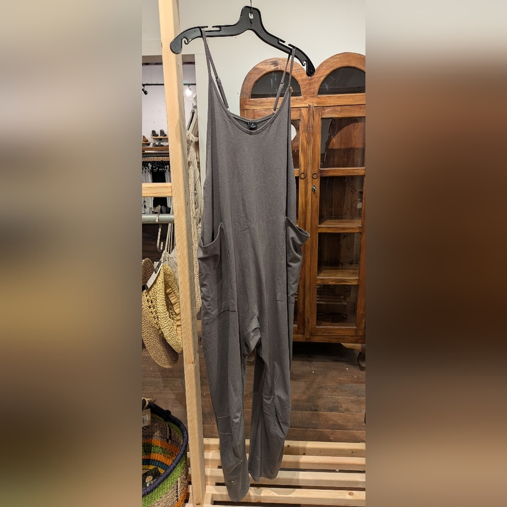 Elegant Charcoal Women's Jumpsuit